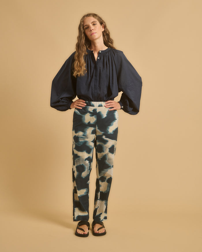 diega PANTALON PACIFIO 1 BLEU ECRU