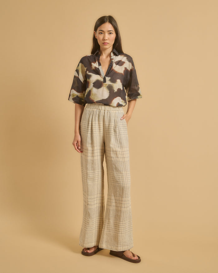 diega PANTALON PORTIO 1 ECRU MARINE