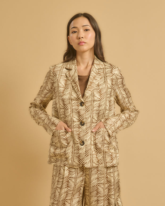 diega VESTE VOTRO 2 ECRU CAMEL